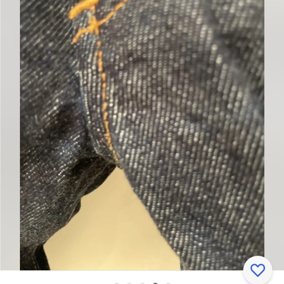 Apc dark denim jeans straight leg no stretch 29\32long - Picture 6 of 6